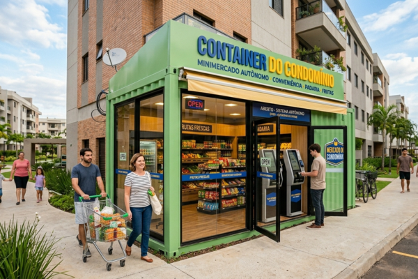 minimercado em condomínio